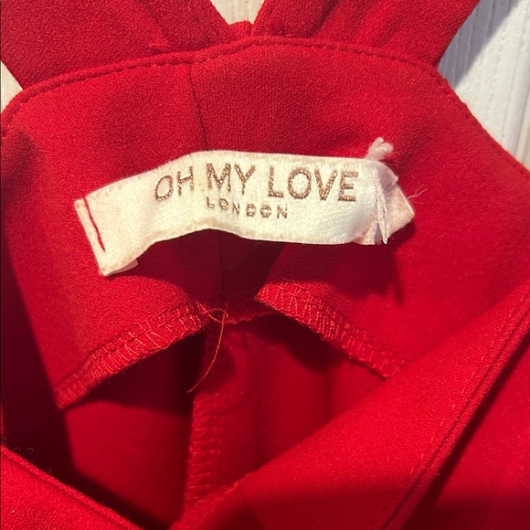 Oh My Love Red Backless Dress - Picture 2 of 2